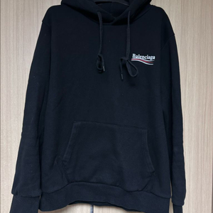 발렌시아가 로고 후드티