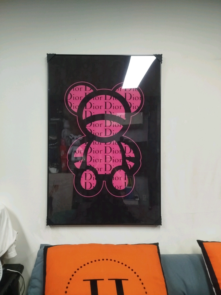 디올 베에브릭 카우스 에르메스 백 가방 그림액자 그림 액자 팝아트 인테리어소품 명품그림 명품액자 꽃 인테리어 유화 이미지
