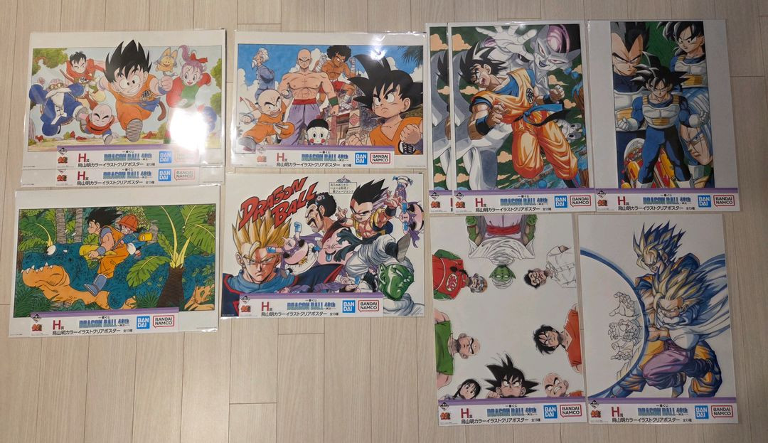 드래곤볼 40주년 제일복권 F/G/H/I상 판매--2