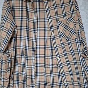 버버리여성 명품체크 남방 M사이즈 여성용 택포가