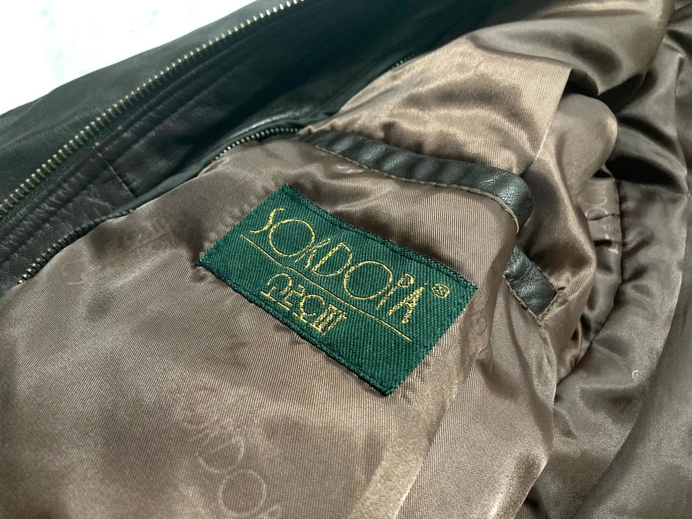 90s 양가죽 램스킨 A-2 레더 봄버 자켓 100-105 이미지