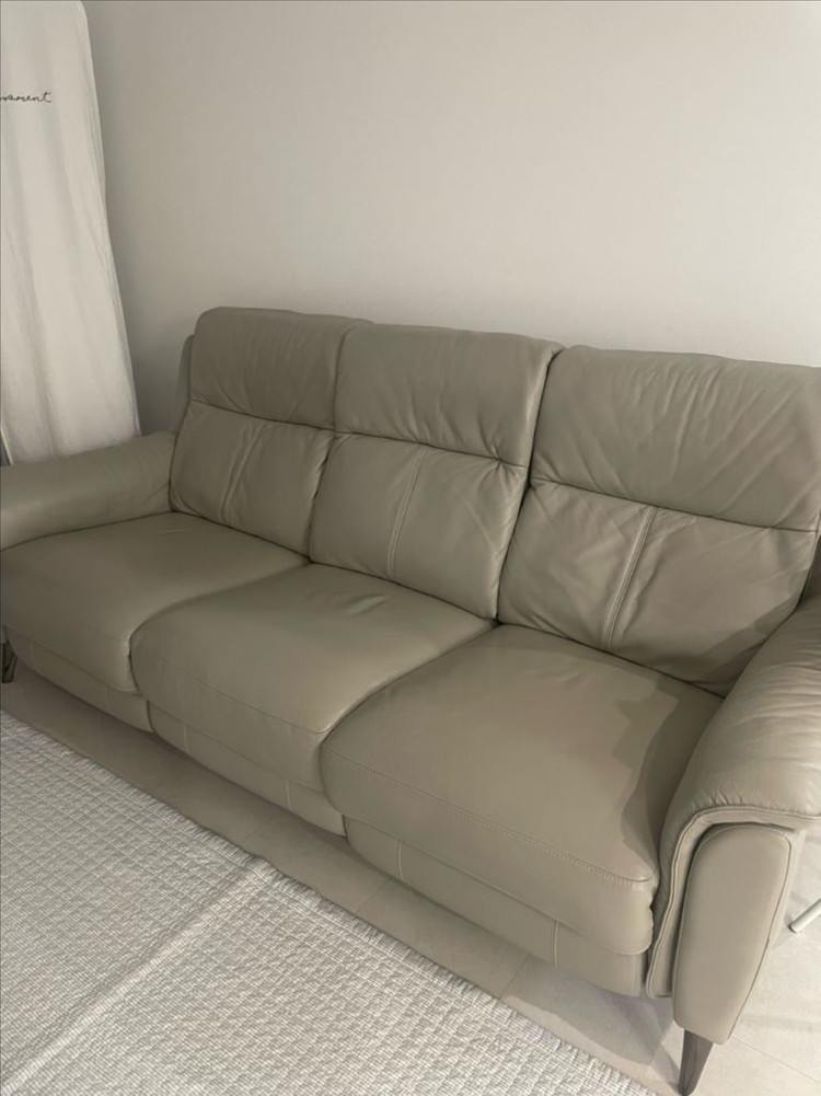 HTL [RS-12172] 3인 전동 리클라이너 소파--1