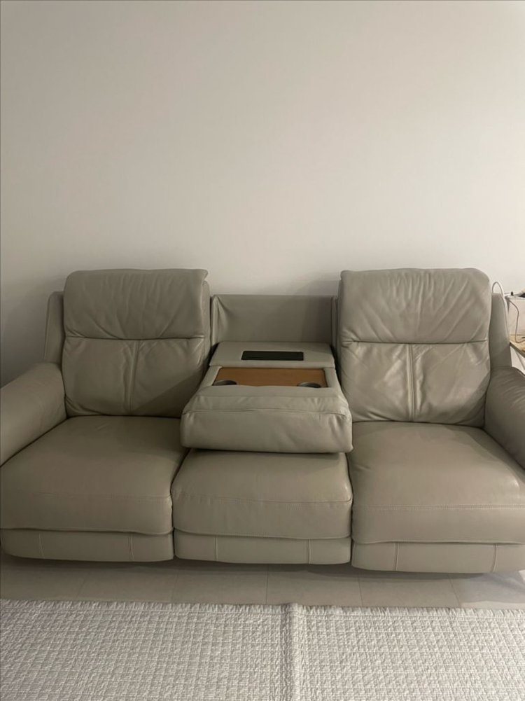 HTL [RS-12172] 3인 전동 리클라이너 소파--2