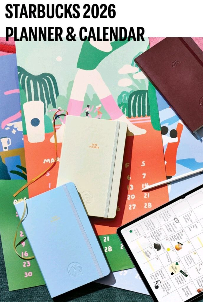 스타벅스 프리퀸시 2026 플래너 다이어리 플레너 미개봉 새상품--1