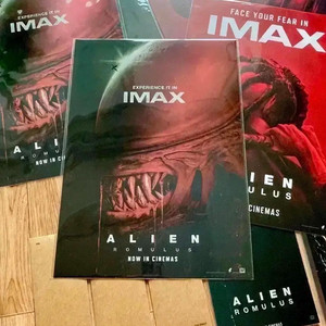 에이리언 아이맥스 포스터 IMAX 4DX TTT아트카드 에일리언 이미지