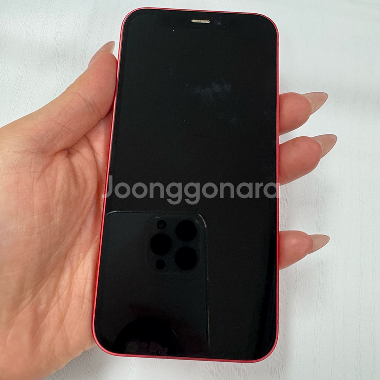 상태깨끗 아이폰12미니 128기가 코랄레드 공기계 중고폰 저가폰 키즈폰 학생폰 업무폰 세컨폰--1