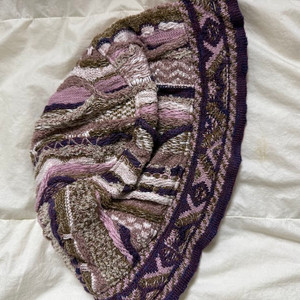 캐피탈 니트 버킷햇