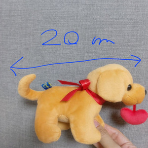 작은 강아지 인형 세 종류 퍼피인형 하나당5000원