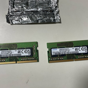 노트북용 램 8기가x2 삼성 DDR4-3200