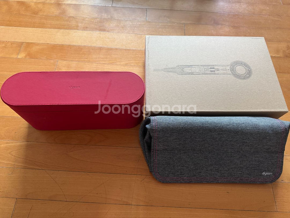 다이슨 슈퍼소닉 수퍼소닉 드라이기 HD03 푸시아/니켈 박풀 + 다이슨 정품 파우치 + 다이슨 정품 케이스--0