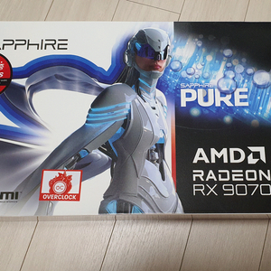 SAPPHIRE 라데온 RX 9070 XT PURE 퓨어 OC D6 16GB