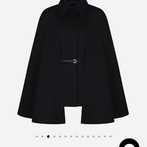 (택o새옷) 메르시비앙 (메비)시그니처 케이프 코트 블랙 1사이즈