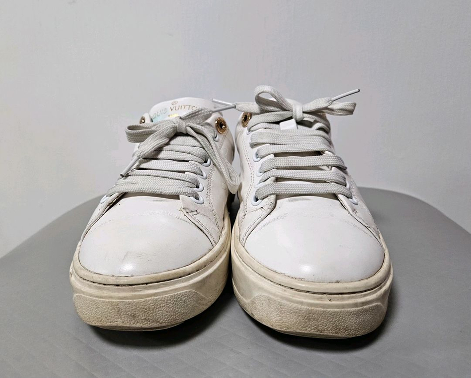루이비통 타임아웃 화이트 스니커즈 37사이즈(235)--2