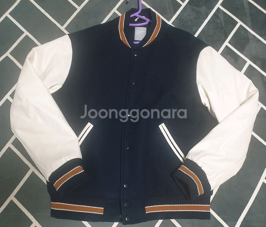 에잇세컨즈 바시티 스타디움 자켓 L--2