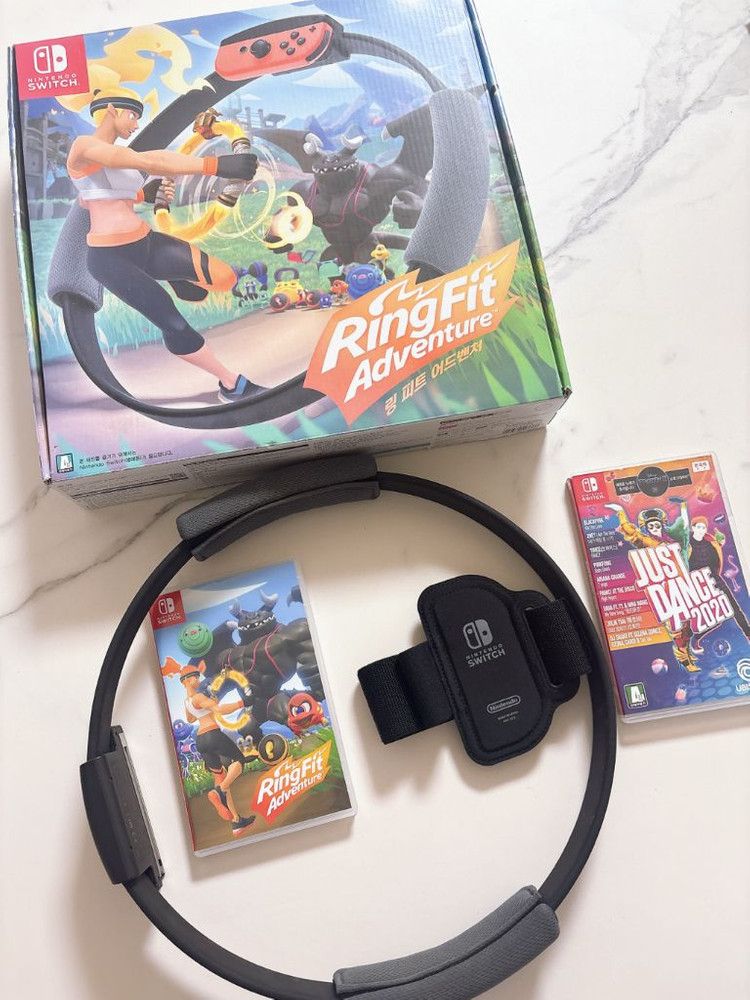 닌텐도 스위치 링피트 + 저스트댄스 2020 일괄 (다이어트 게임)--2