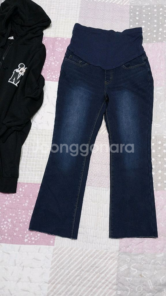 임부복 라지 77 소임 기모청바지 외 새옷 일괄 택포--1