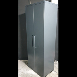 (분해상태) 마켓비 Pidor 철제 캐비넷 2m 높이 대형 2단선반 옷장