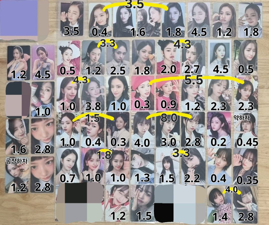 아이브포카 미공포 원영 유진 가을 레이 이서 리즈 이미지