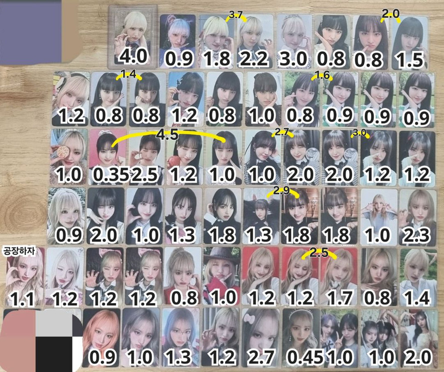 아이브포카 미공포 원영 유진 가을 레이 이서 리즈 이미지