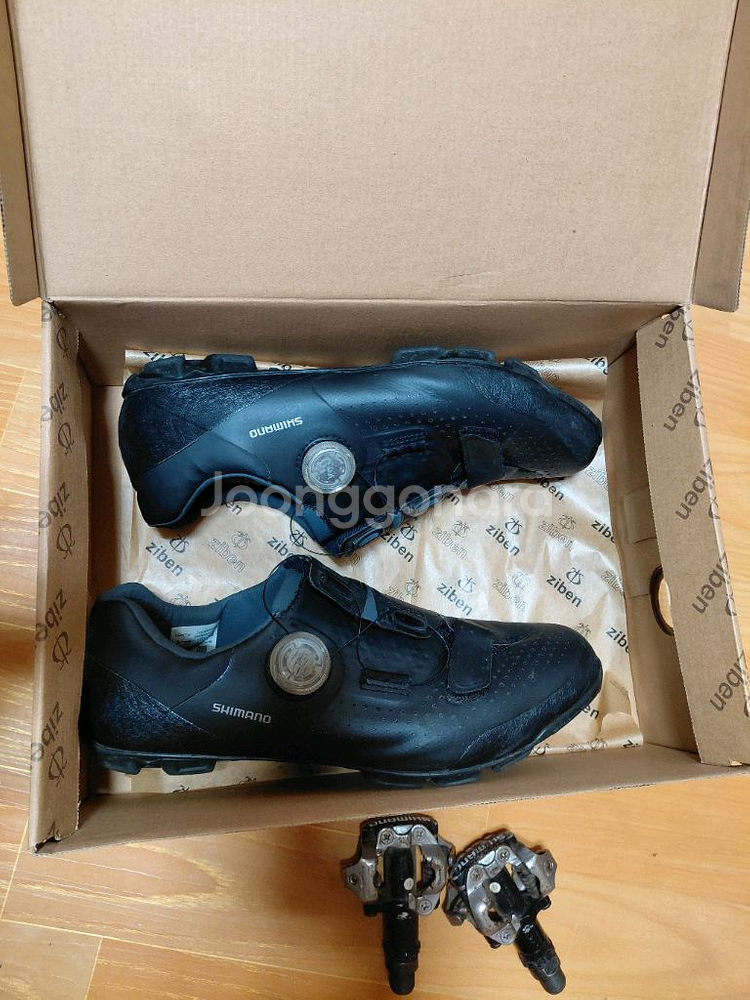 시마노 클릿 MTB 슈즈 + 클릿 세트--2