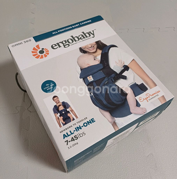 에르고 베이비 옴니 360 쿨에어 아기띠--3