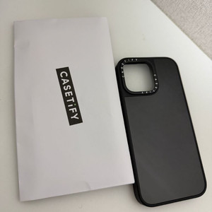 케이스티파이 아이폰 16프로맥스 미러케이스 블랙