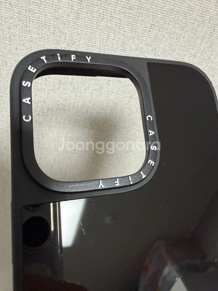 케이스티파이 아이폰 16프로맥스 미러케이스 블랙--2