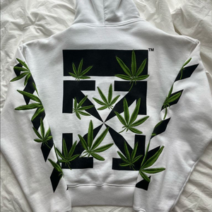 오프화이트 위드애로우 후드티