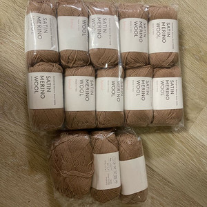 메리노울 뜨개실 세트