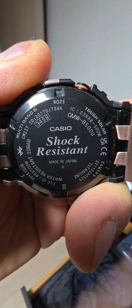 G-SHOCK GMW-B5000TVB-1DR 티타늄 이미지