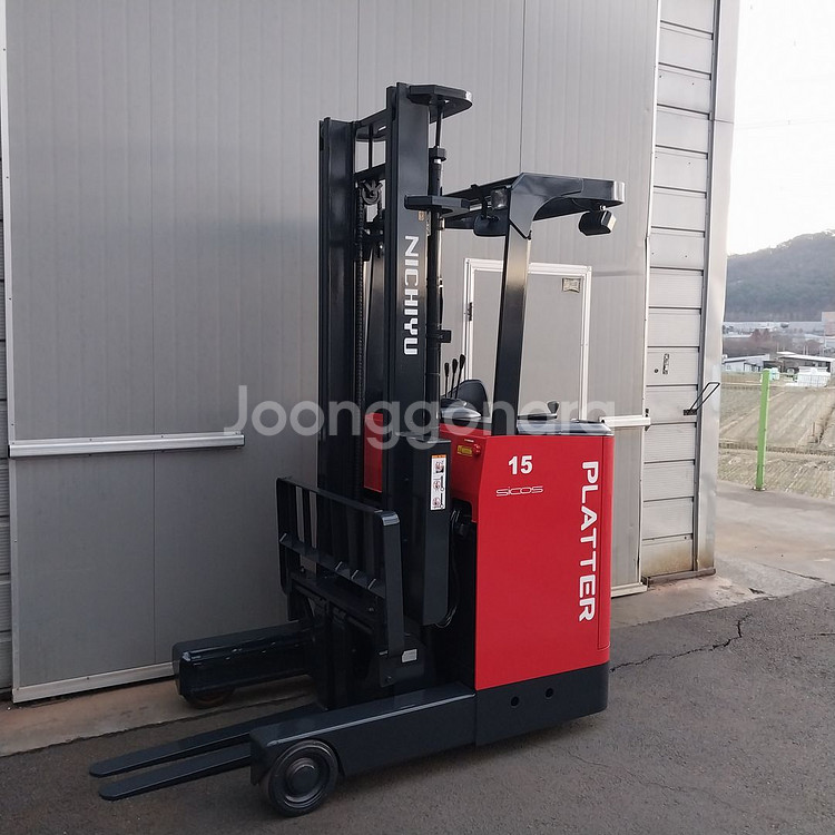 니찌유 전동지게차 1.5톤 2단4000MM 2021년식--2