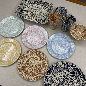 크로우캐년 접시+볼+컵+서빙트레이 일괄