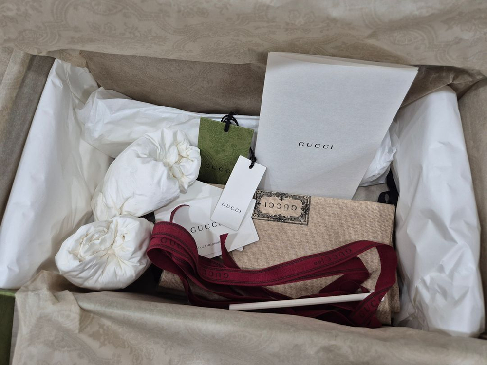 (새상품)구찌 여성 미니 더블 G 샌들 블랙 36(230)--7