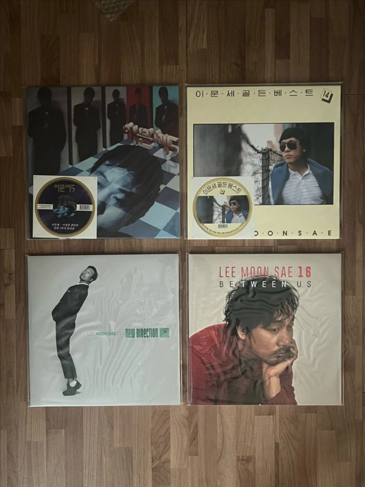 이문세 - 5집, 골든베스트14, 15집, 16집 컬러 한정반 미개봉 LP 판매합니다. 이미지
