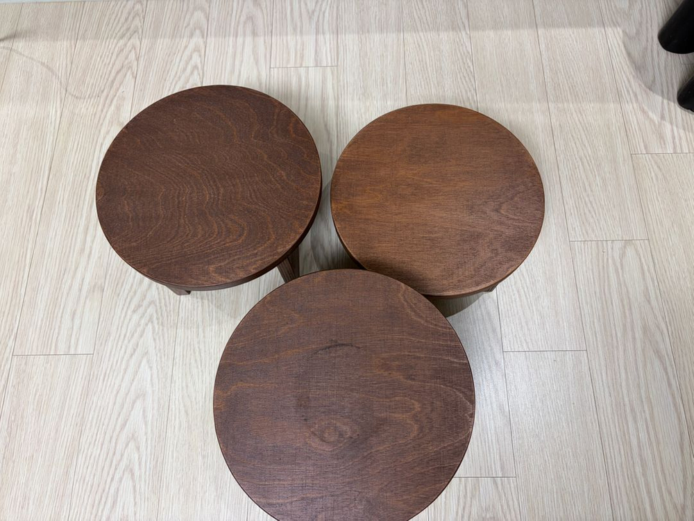 오니프 화분 받침대 월넛--2