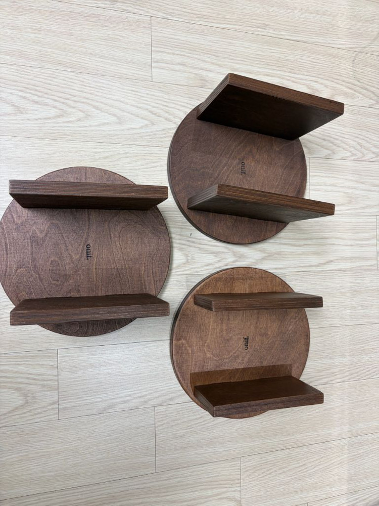 오니프 화분 받침대 월넛--3