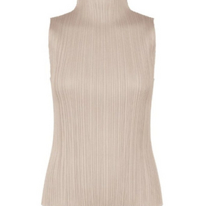 플리츠플리즈 반목 나시탑 그레이지 새상품