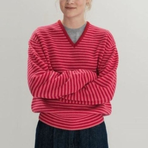 문달 리스카 니트 핑크