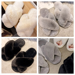 여성용 양털 뮬 슬리퍼 깔별1개씩 3개 12,000원