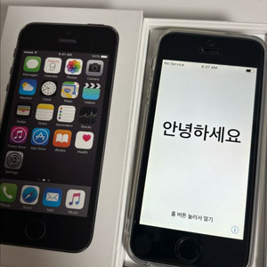 아이폰5s 스페이스그레이 32GB 상자포함 이미지