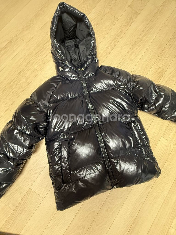 스탠 후드 패딩 점퍼--0