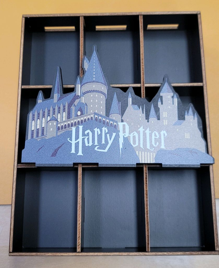 킨더조이 해리포터 퀴디치 피규어 진열장 풀세트 이미지