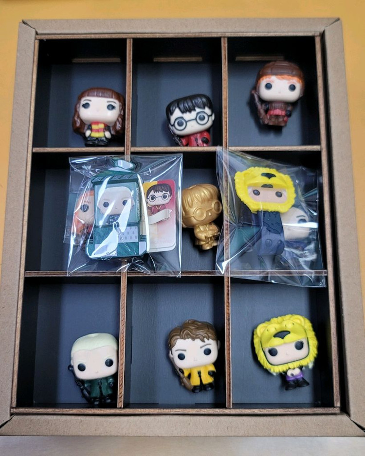 킨더조이 해리포터 퀴디치 피규어 진열장 풀세트 이미지