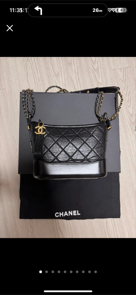 샤넬 가브리엘 호보백 스몰 블랙 이미지