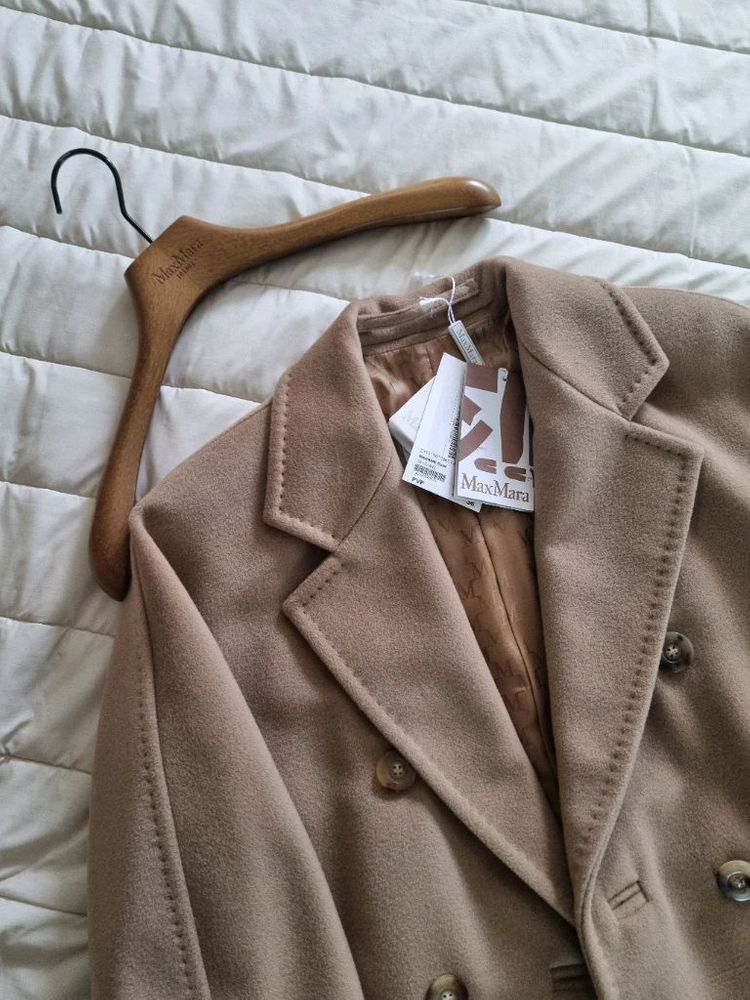 막스마라 마담코트 101801 IT36 카멜 (1회착용 ) 정품인증--3