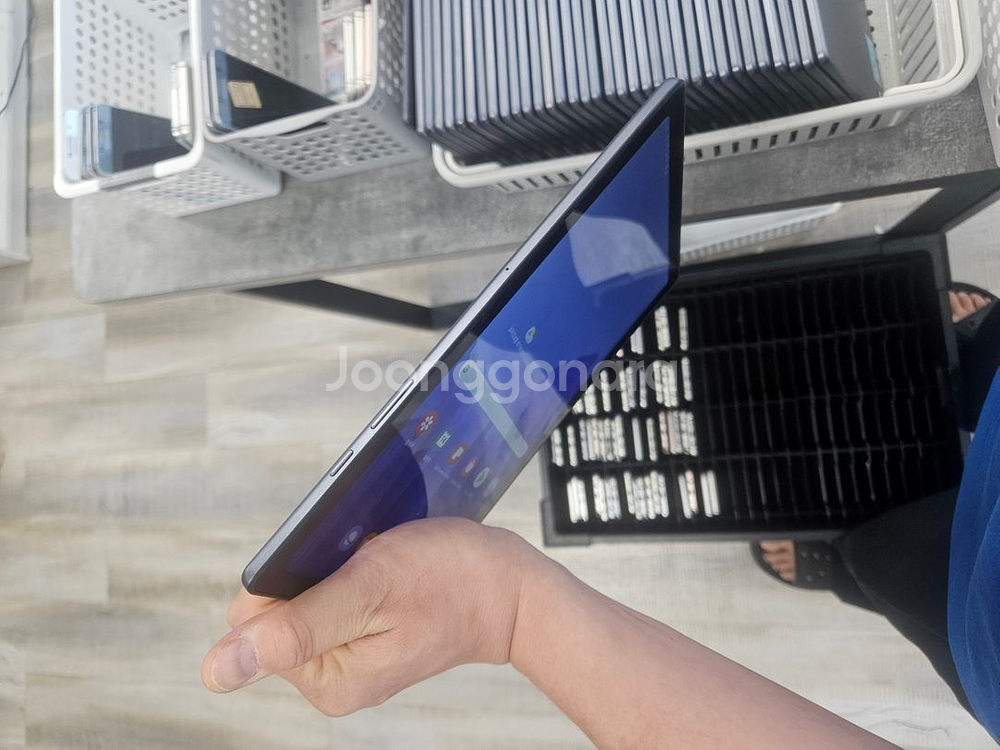 실사진 삼성 갤탭T515 T505 A7 셀룰러 중고폰--4