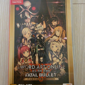 닌텐도 스위치 소드 아트 온라인 페이탈 불릿 중고 팝니다 이미지
