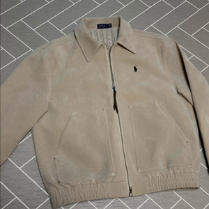 폴로 스웨이드 자켓 베이지