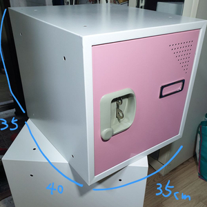 컬러 철제 사물함(여러 개 가능/자물쇠 사용시 잠금 가능)