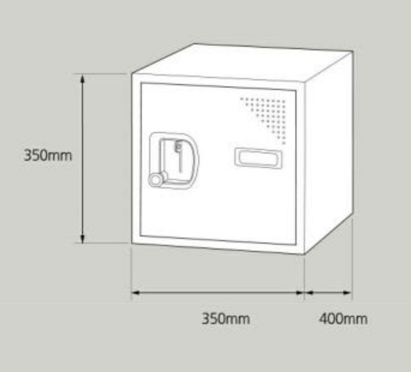 컬러 철제 사물함(여러 개 가능/자물쇠 사용시 잠금 가능) 이미지